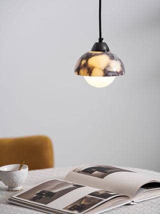 Lila Marble  Glass Pendant Light