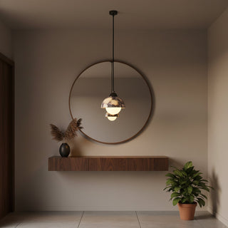 Lila Marble  Glass Pendant Light