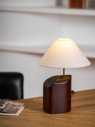 Lila Modern Wood Metal Table Lamp