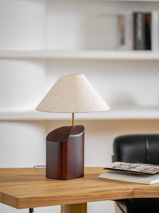 Lila Modern Wood Metal Table Lamp