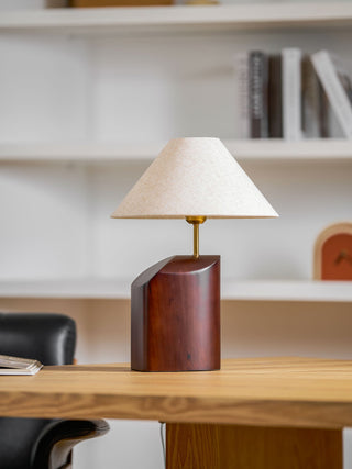 Lila Modern Wood Metal Table Lamp