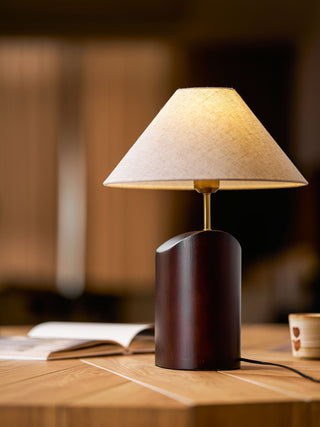 Lila Modern Wood Metal Table Lamp
