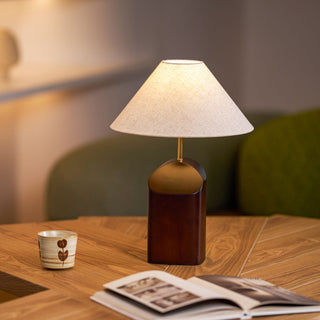 Lila Modern Wood Metal Table Lamp