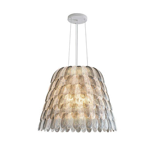 Artistic Organic Acrylic Feather Pendant Light