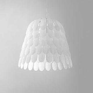 Artistic Organic Acrylic Feather Pendant Light
