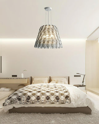 Artistic Organic Acrylic Feather Pendant Light