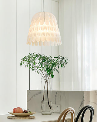 Artistic Organic Acrylic Feather Pendant Light