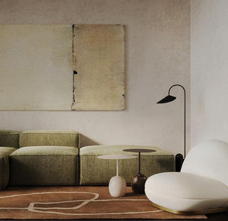 Reed Contemporary Marble Wall Lamp