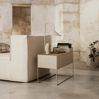 Reed Contemporary Marble Table Lamp