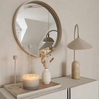 Reed Contemporary Marble Table Lamp