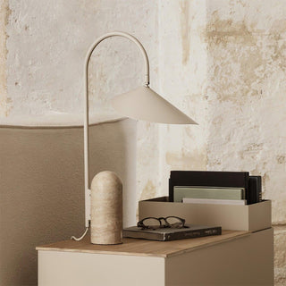 Reed Contemporary Marble Table Lamp