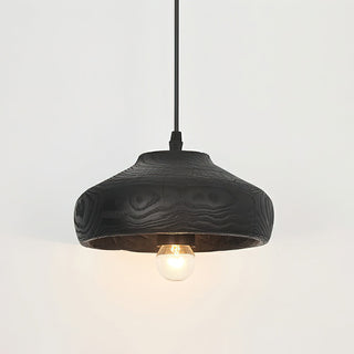 Ashen Wave Minimalist Resin Pendant Light