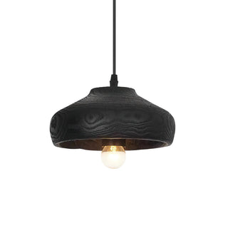 Ashen Wave Minimalist Resin Pendant Light