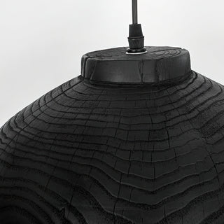 Ashen Wave Minimalist Resin Pendant Light