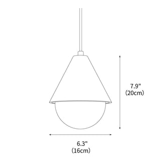 Aslo Minimalist Travertine Pendant Light