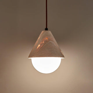 Aslo Minimalist Travertine Pendant Light