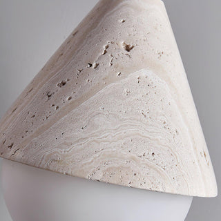 Aslo Minimalist Travertine Pendant Light