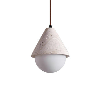 Aslo Minimalist Travertine Pendant Light