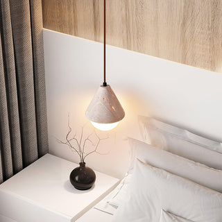 Aslo Minimalist Travertine Pendant Light