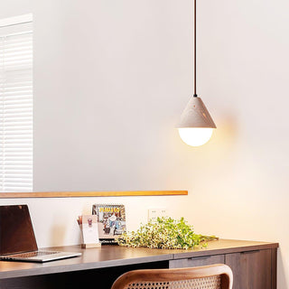 Aslo Minimalist Travertine Pendant Light