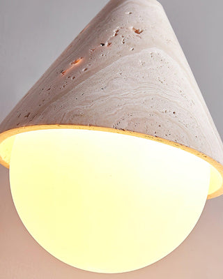 Aslo Minimalist Travertine Pendant Light