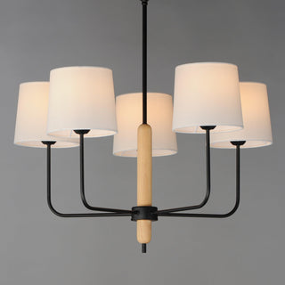 Aspen Mid Century Wood Chandelier