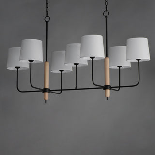 Aspen Mid Century Wood Chandelier