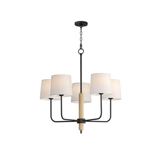 Aspen Mid Century Wood Chandelier