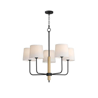 Aspen Mid Century Wood Chandelier