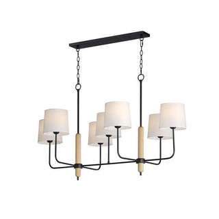 Aspen Mid Century Wood Chandelier