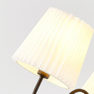 Clara Traditional Bronze  Pleated Fabric Chandelier
