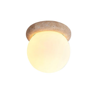 Asteroid Modern Travertine Ceiling Light