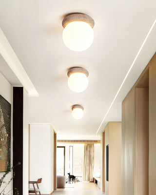 Asteroid Modern Travertine Ceiling Light