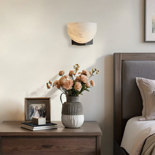 Ath Minimalist Alabaster Wall Light