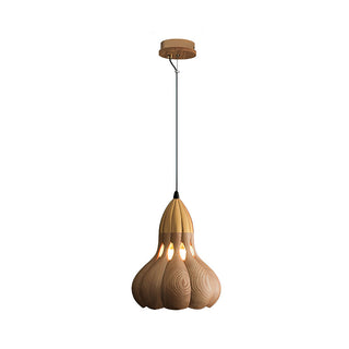 Petalo Modern Wood Pendant Light