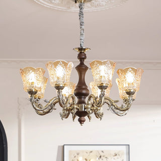 Aubrey Antique Petal Chandelier