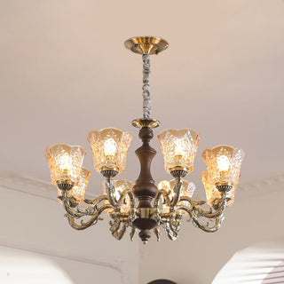 Aubrey Antique Petal Chandelier
