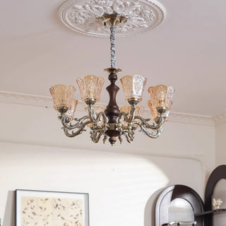 Aubrey Antique Petal Chandelier
