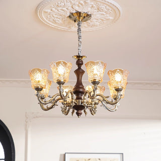 Aubrey Antique Petal Chandelier