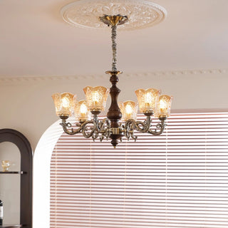 Aubrey Antique Petal Chandelier