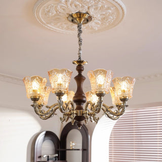 Aubrey Antique Petal Chandelier