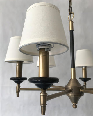 Corona Modern Brass Chandelier