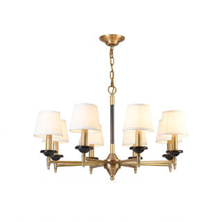 Corona Modern Brass Chandelier