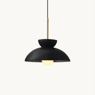 Augustus Black Resin Pendant Light