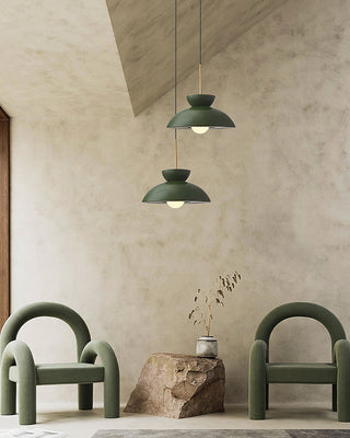 Augustus Black Resin Pendant Light