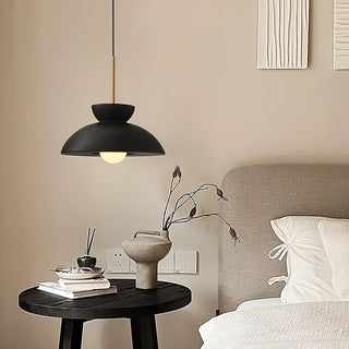 Augustus Black Resin Pendant Light