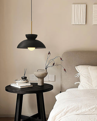 Augustus Black Resin Pendant Light