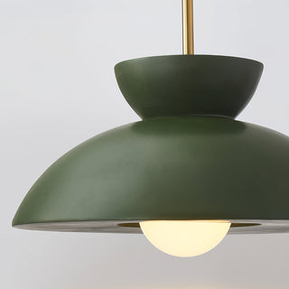 Augustus Black Resin Pendant Light