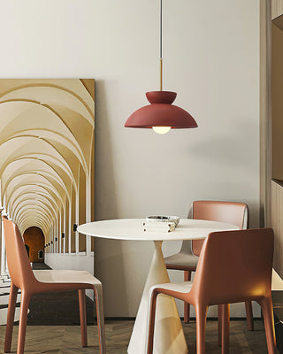 Augustus Black Resin Pendant Light