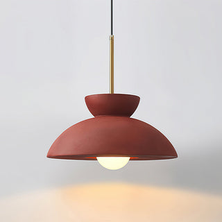 Augustus Black Resin Pendant Light